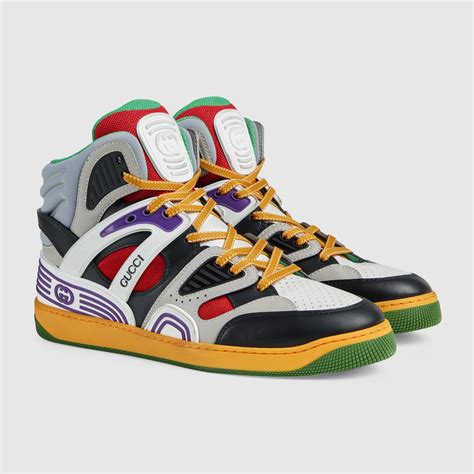 gucci basketball|gucci basket high top sneakers.